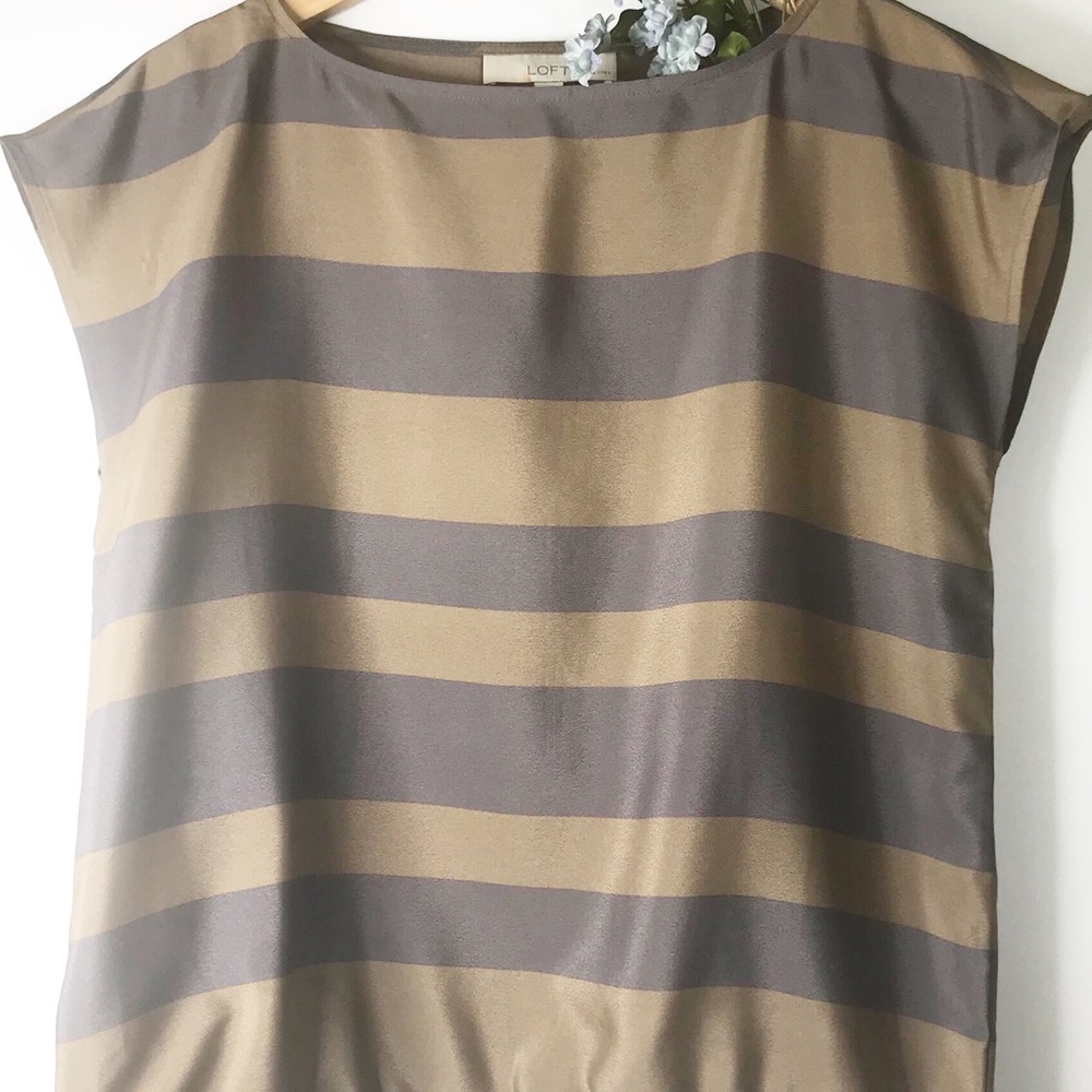 LOFT striped blouse
